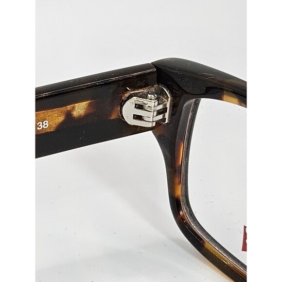 Levi's Eyeglasses LS-568 Black Amber Designer Demo Lens Black 50-15-138 NEW - Picture 10 of 13